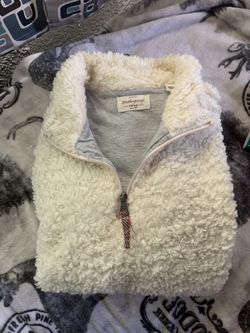 Cream faux fur sweater