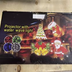 Christmas Projector with water wave light