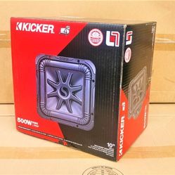 Kicker 44L7R104 Bass Speaker 10" Dual Voice Coil Subwoofer Solo-Baric L7 1000 Watts L7R10 🚨 Payment Options Available 🚨 No Credit Needed 🚨 