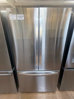 LG 36” french door refrigerator counter depth