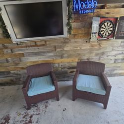PATIO CHAIRS SET OF 2