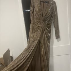 Bronze Gown Dress