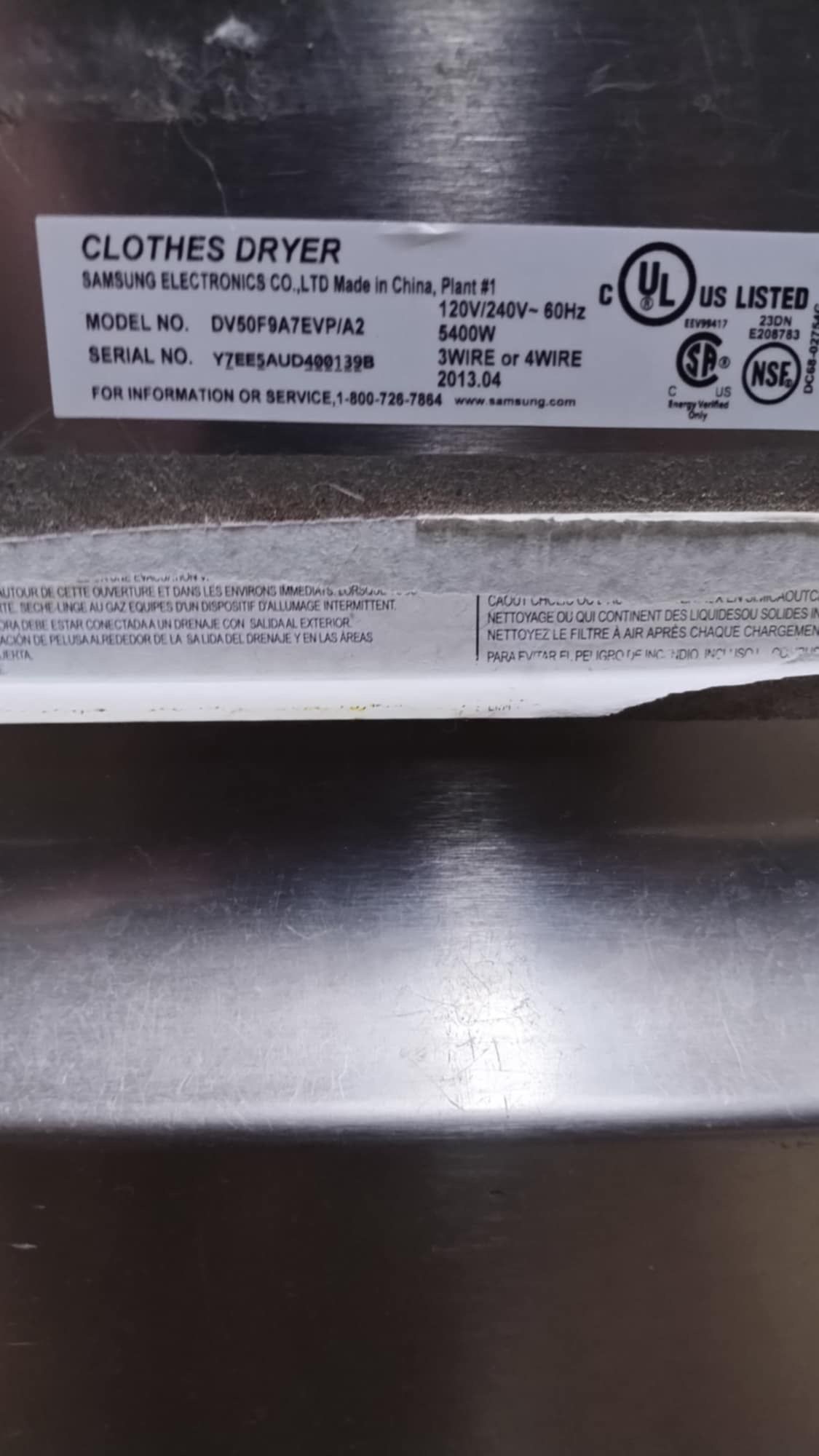 Samsung Dryer