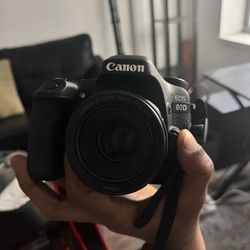 Canon 80 D 50mm Lens Full Kit With Gimble And 18mm- Plus Tripod 