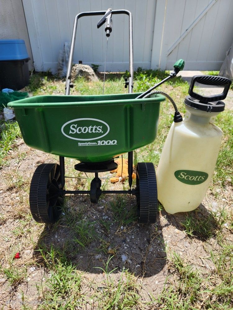 Scott's Seed Spreader And Multi Use Sprayer