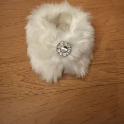 Faux Fur Wine Bottle Collar