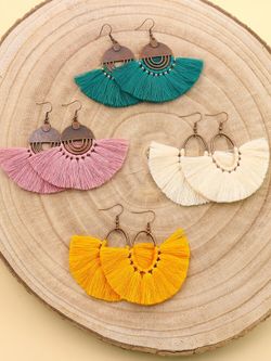 Cute fringe earrings