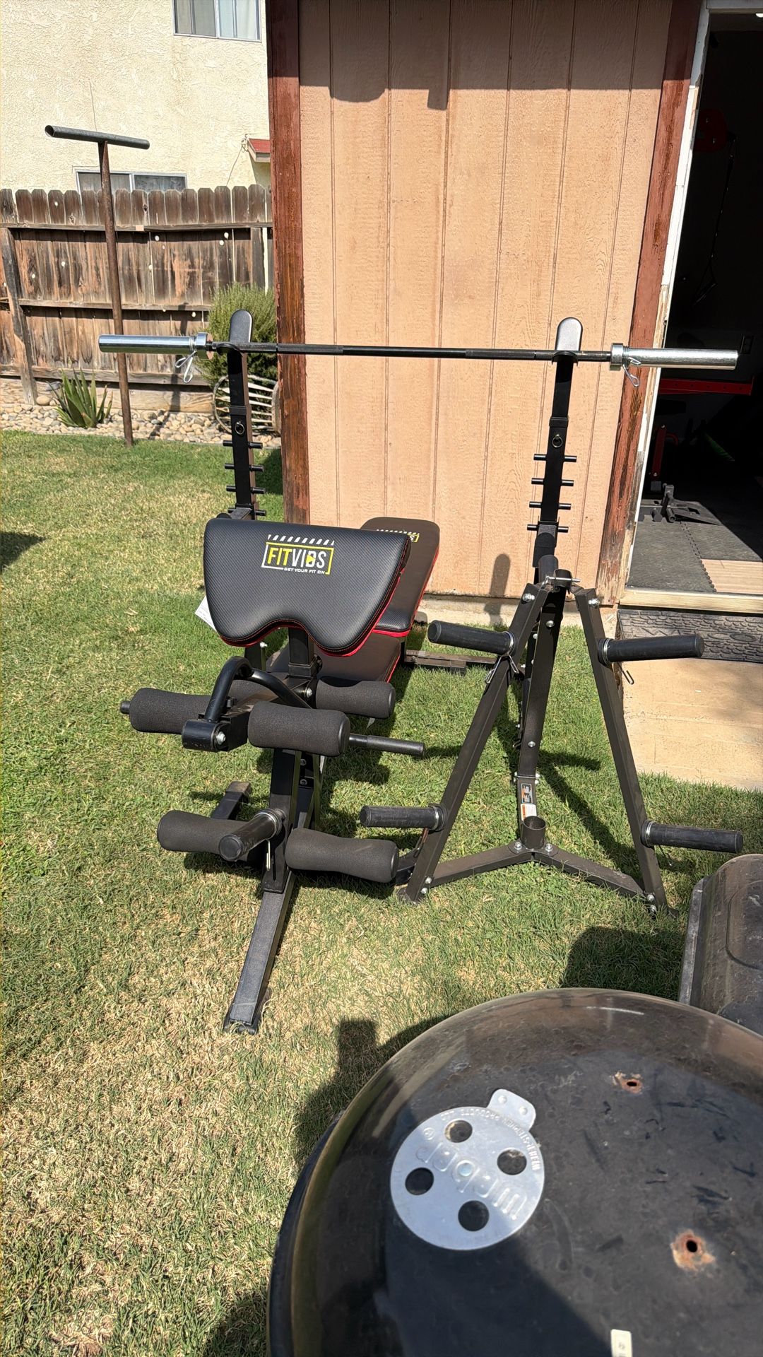 FitVibes Bench Press Set