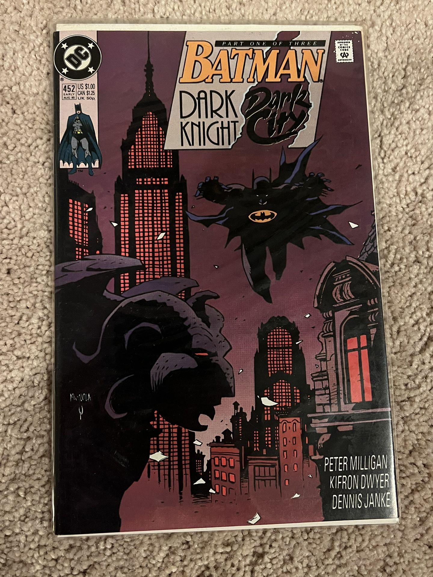Batman #452, DC Comic Book, 1990
