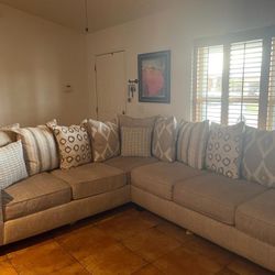 Sofa Sectional Beige