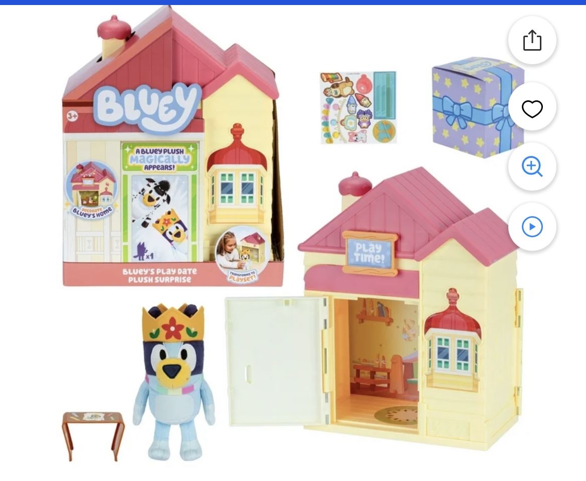 Bluey's Play Date Plush Surprise - Find Your Favorite Bluey Plush,