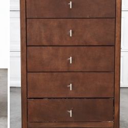 5 Drawer Dresser and Matching 2 Drawer Nightstand 