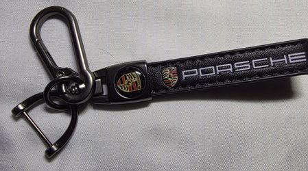 P ORCHE KEY CHAIN With D ring & CARABINER