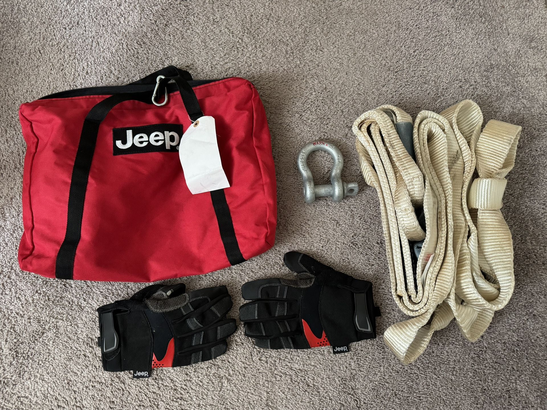 jeep Wrangler OEM Trail rated winch accessory kit by WARN Mopar (contact info removed)1AD