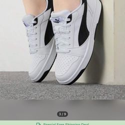 Shoes For Women Puma White and Black 