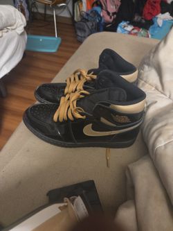 Jordan 1s Black And Gold