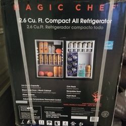 Majic Chef 2.6 Cu. Ft. Compact All Refrigerator 