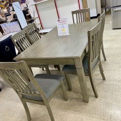 7pc Dinning Table Set $799