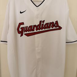 Nike Cleveland Guardians Jersey XXL White MLB Authentic Style No Tags