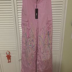 new pink umbrella pants Fashion Nova And 