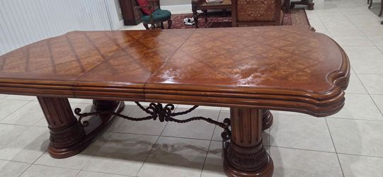 AICO Michael Amini Monte Carlo Dining Table - No Chairs