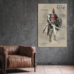 Armor Of God Canvas Wall Art