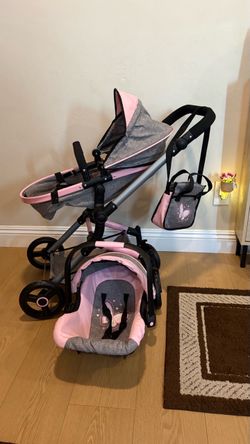 Baby doll stroller set
