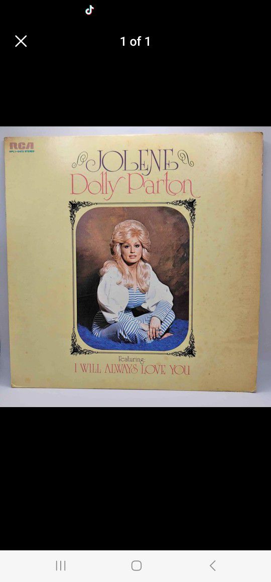 Original Dolly Partin Jolene Vinyl