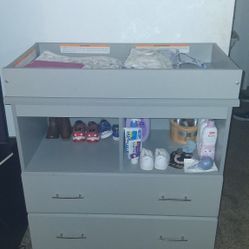 Baby Dresser And Changing Table 