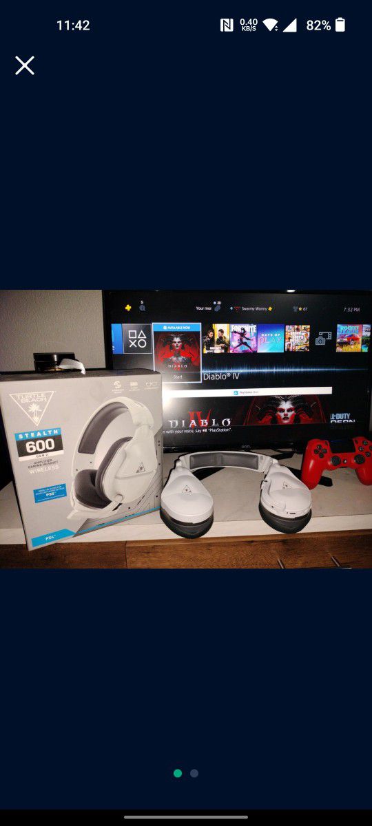 PlayStation4 & Monitor For Sale! 