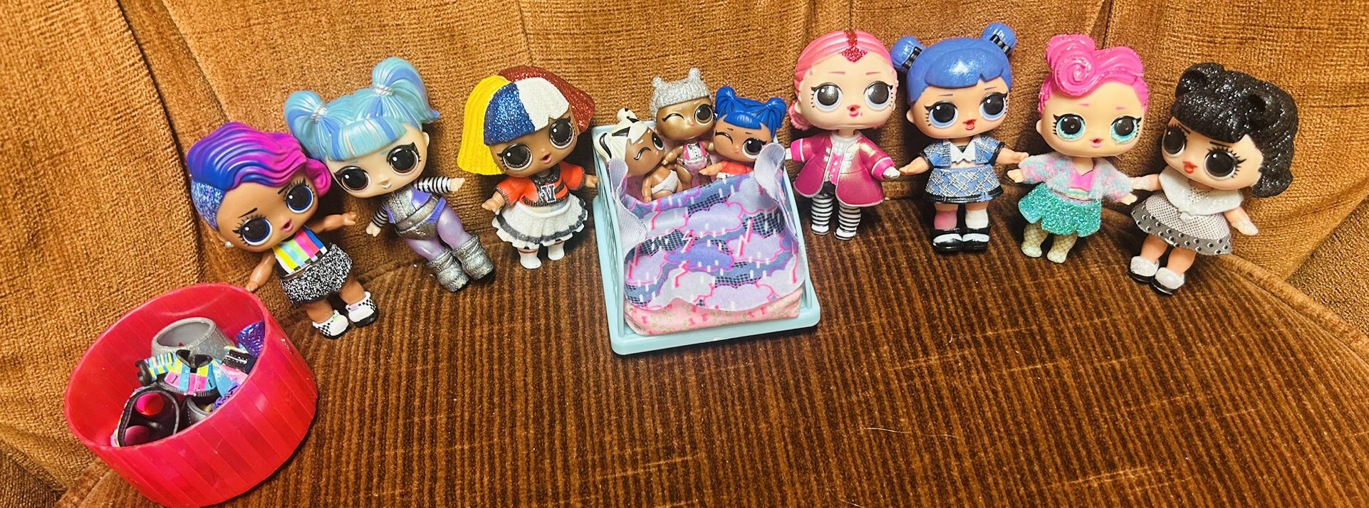 Lol Surprise Little Sister/brothers And Pets Collection With Accessories