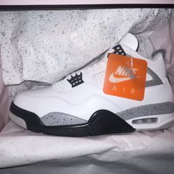 Jordan 4 White Cement Size 12