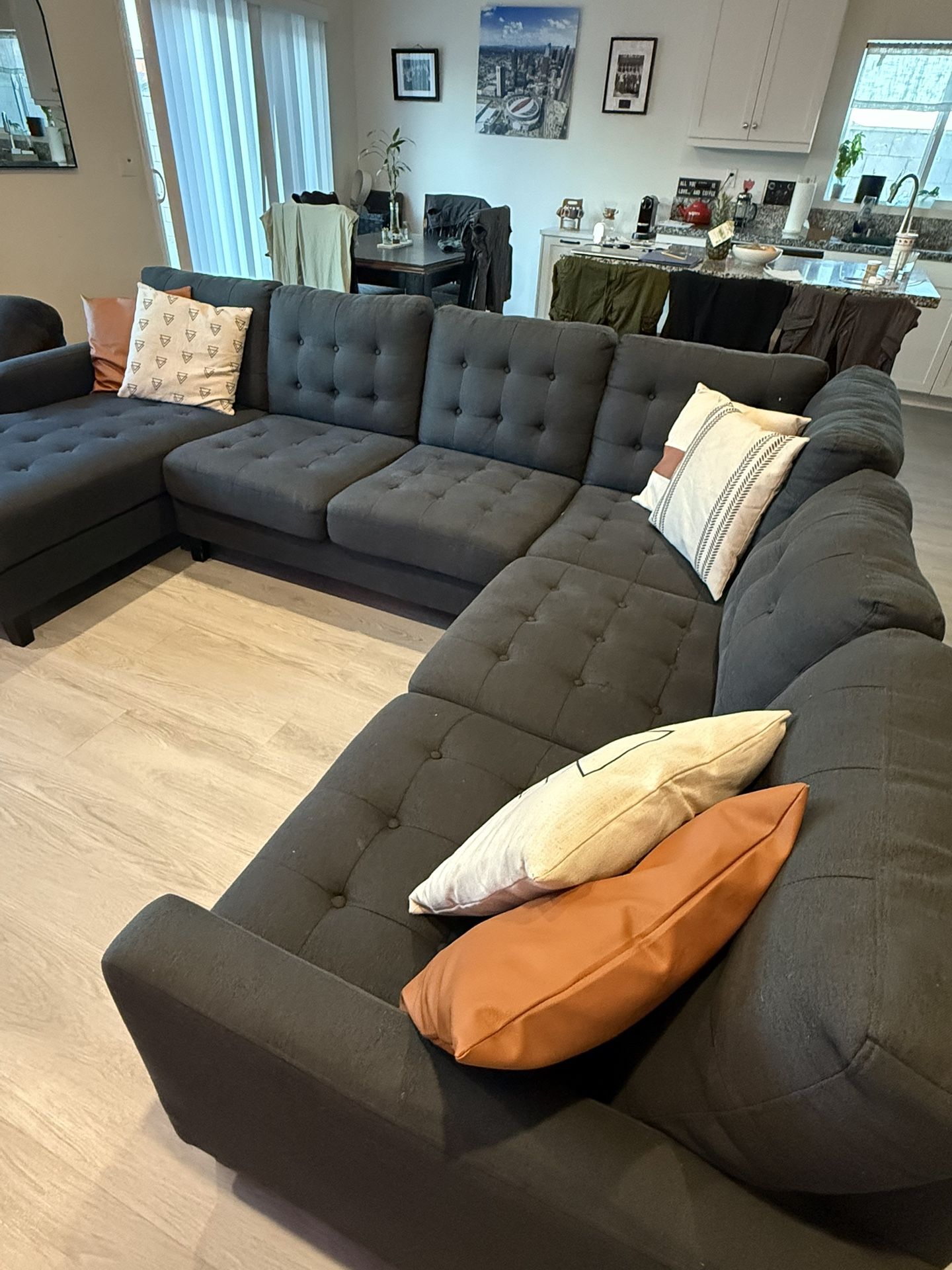 Blue Sectional