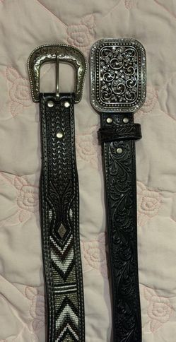 2 Ariat belts