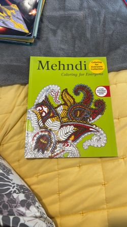 mehndi coloring book -new