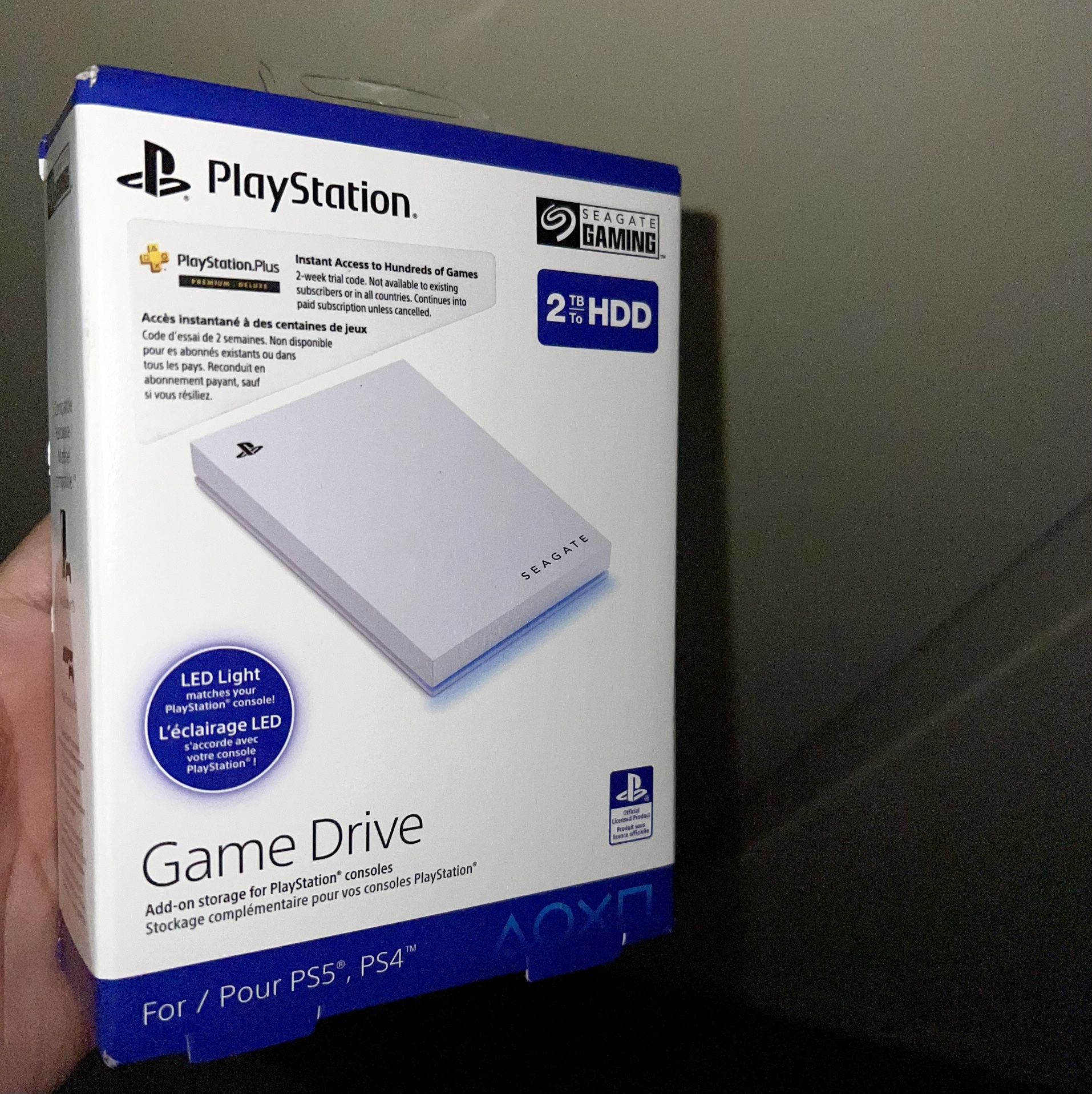 2tb ps5 or ps4 expansion with ps plus included new sealed
