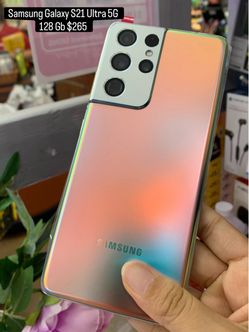 Unlocked - Samsung Galaxy S21 Ultra 5G 128 Gb and clean imei