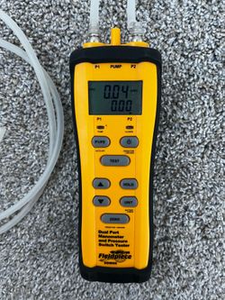 Fieldpiece SDMN6 Dual Port Manometer & Pressure Switch Tester