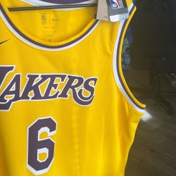 2021 Number 6 LeBron James Lakers Jersey