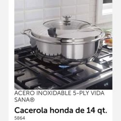 Cacerola de 14qts Vida Sana Princess House