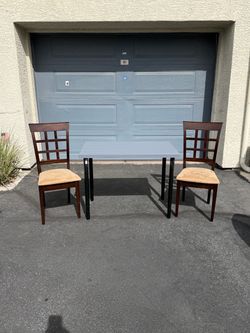 Dining Table with 2 Chairs Set