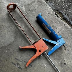 Caulk Guns Small And Large Tubes 