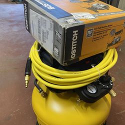 Bostitch/15-Degree Pneumatic Roofing Nailer DEWALT Compresor 6.0GAL 165PSI W/ DEWALT HOSE