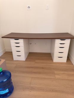 IKEA desk set up