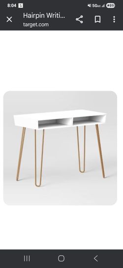 HOME DECOR WHITE WRITING DESK