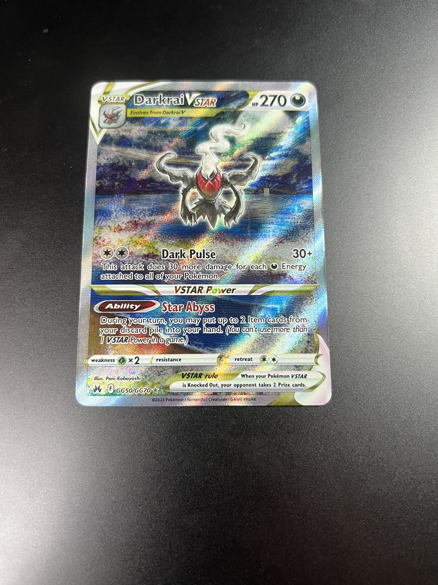 Darkrai V Star Pokemon Card