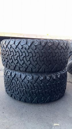 Par-35//13//50//26 LT VENOM POEER XT 
10 ply 
99% de vida