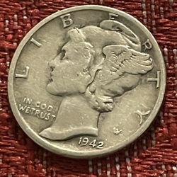 1942 Silver Dime 