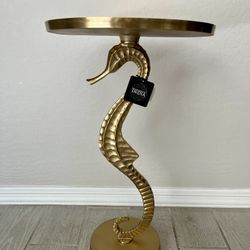 Seahorse Accent Table- Gold/ Metal 