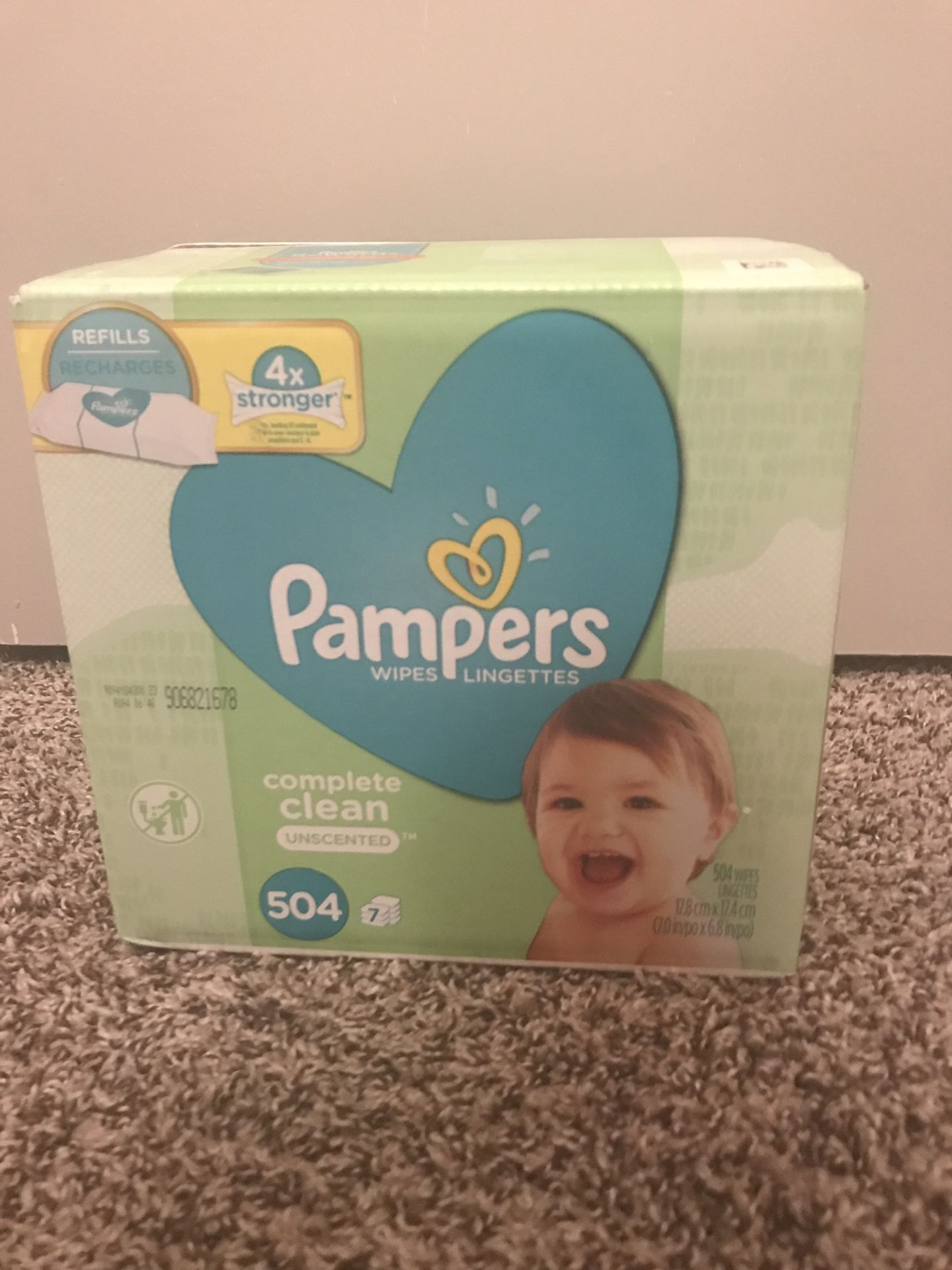 Pampers Refill Wipes 504ct